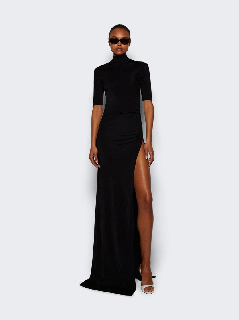 The New Arrivals By Ilkyaz Ozel Pernille Crepe Maxi Dress - Dark Side -Black