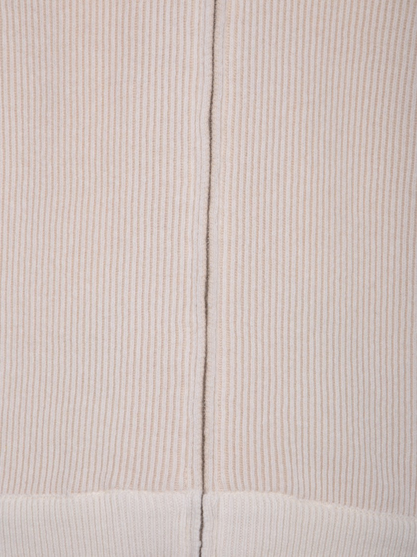 Lardini Knitwear With Zip Closure And Ribbed Texture