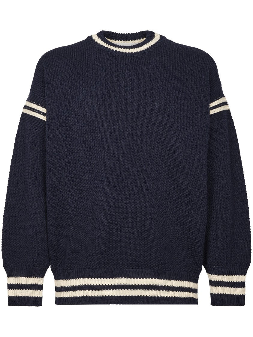 Golden Goose Journey Reynard Waffle Knit Cotton Sweater