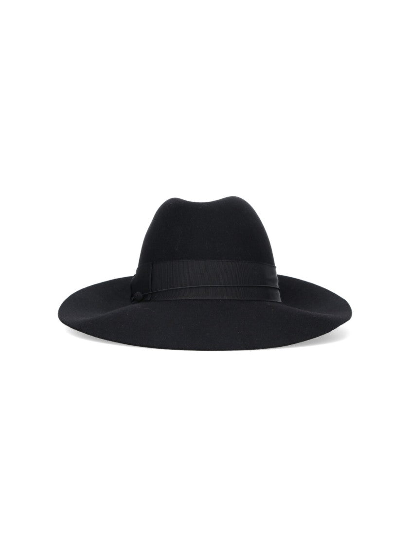 Borsalino Monica Felt Hat – Black