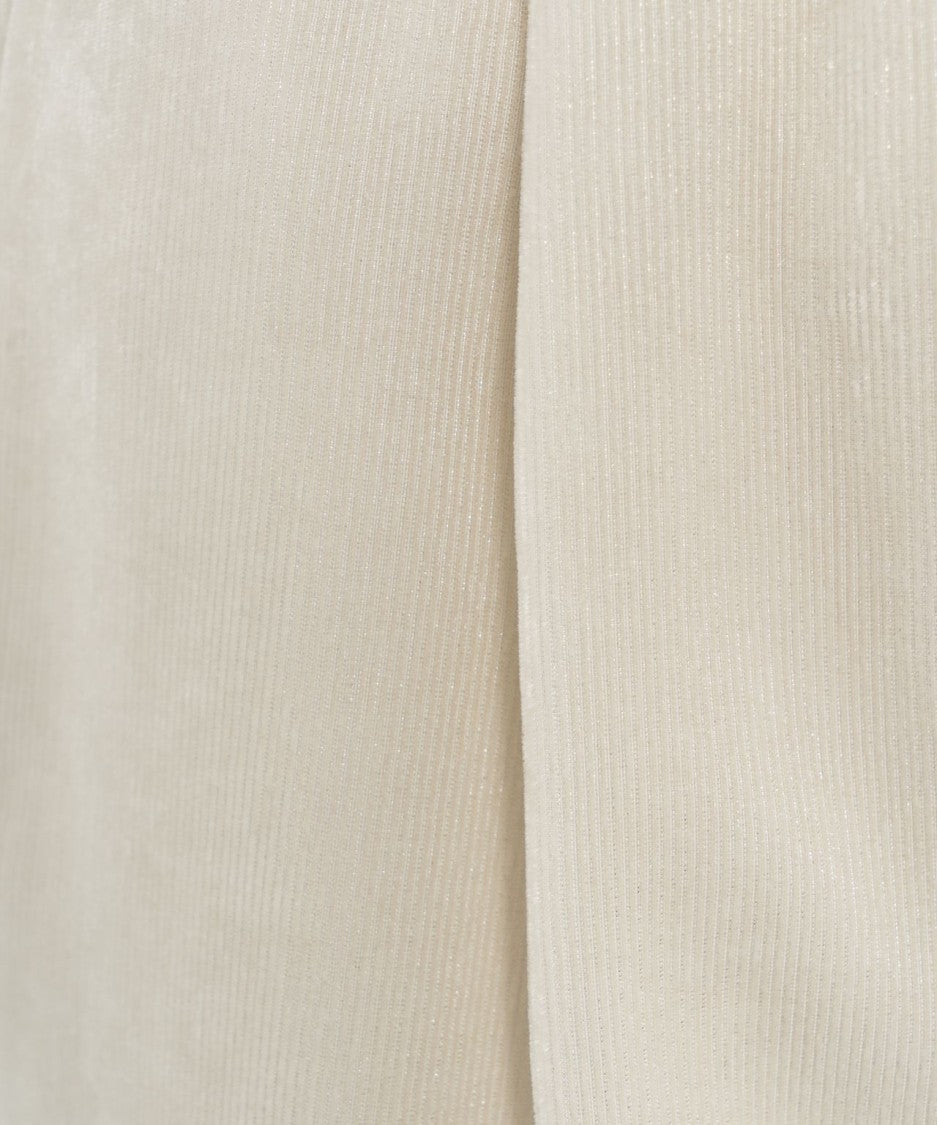 Herno Straight-Leg Velvet Joggers With Elastic Waistband