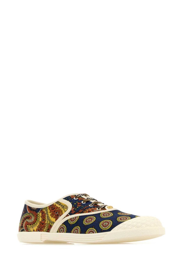Valentino Garavani Printed Fabric Bay By Bay Sneakers