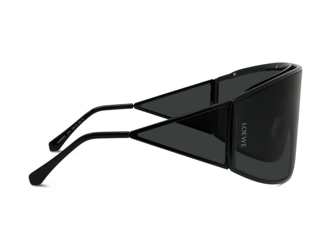 Loewe Black Lw40202u Oversized Shield Sunglasses