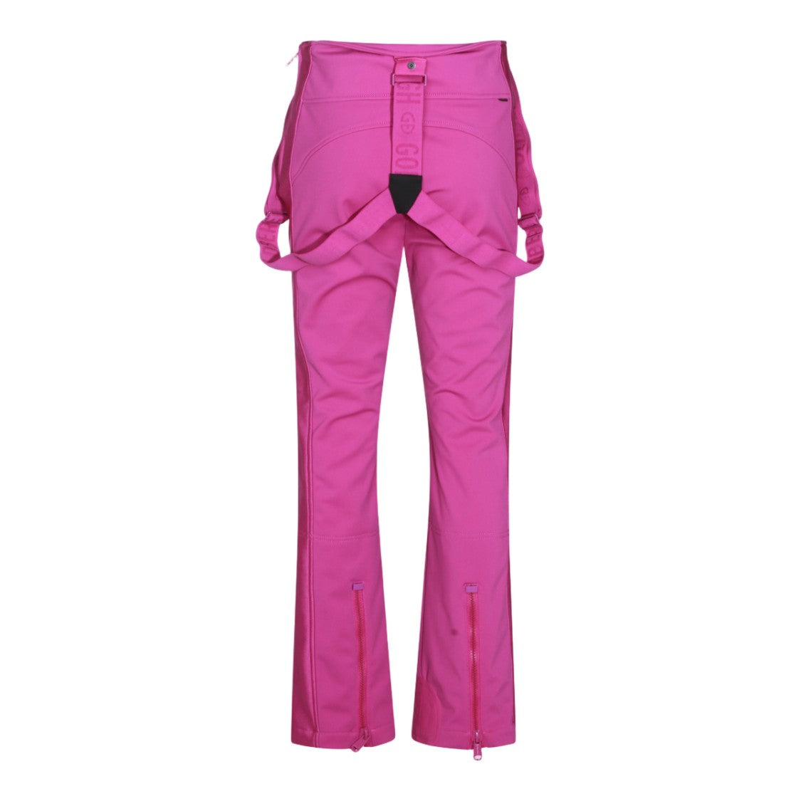 Goldbergh Fitted Purple Trousers With Adjustable Suspenders