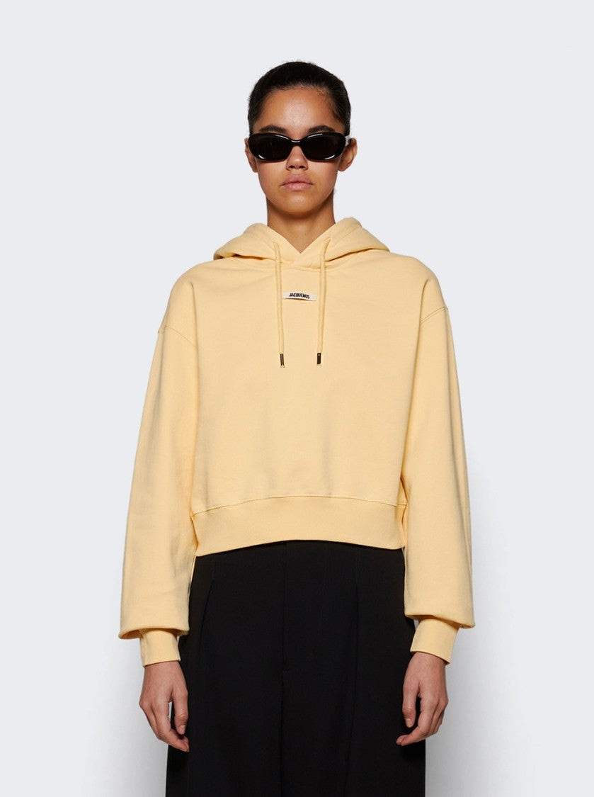 Jacquemus Gros Grain Hoodie Light Beige