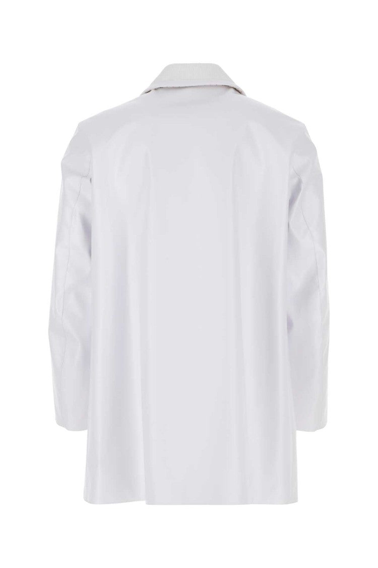 Maison Margiela Chalk Pvc Trench Coat