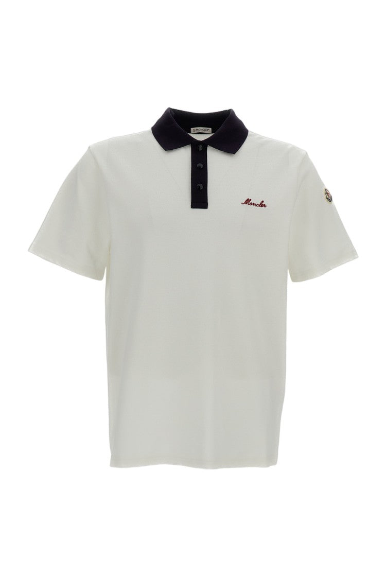 Moncler Cotton Piqué Polo Shirt