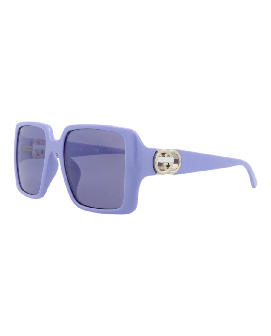 Gucci Square-Frame Injection Sunglasses