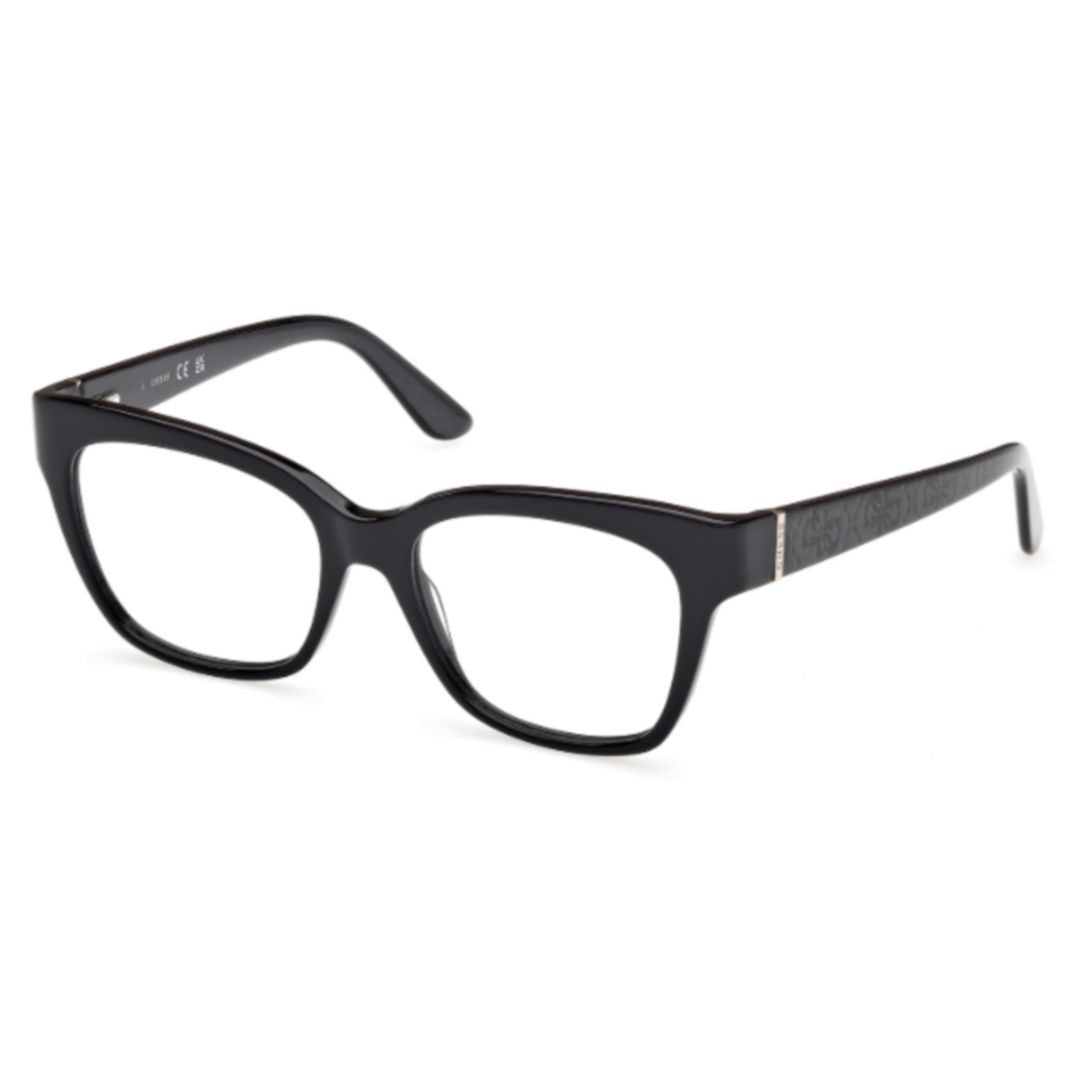 Guess Gu50233 Rectangular Frame Acetate Eyeglasses