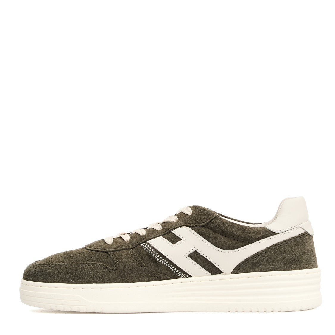 Hogan Green Cam Basket Sneakers