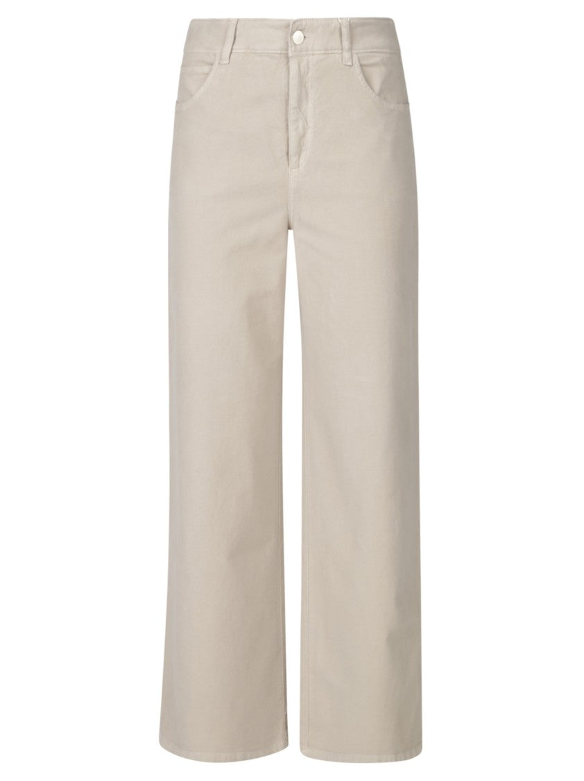 Incotex Wide Leg Winter Pants With Five Pocket Design