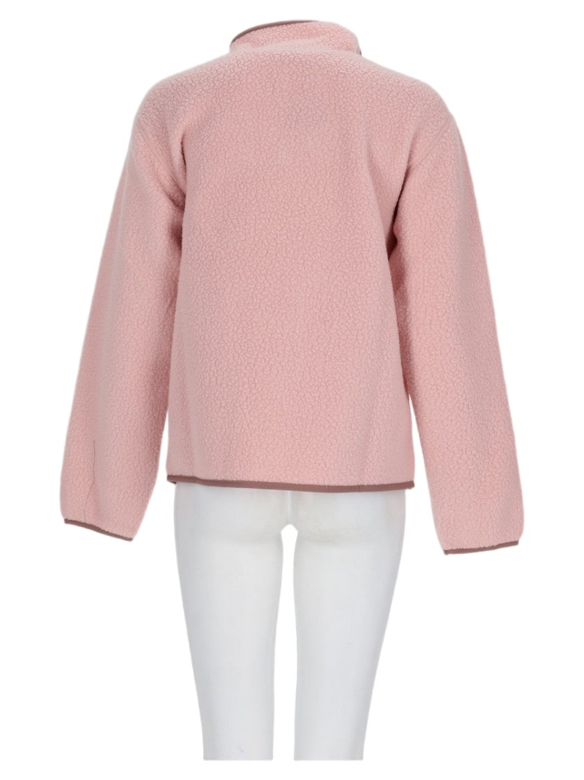 Patagonia Muted Pink Sports Jacket With Structured Silhouette And High Collar