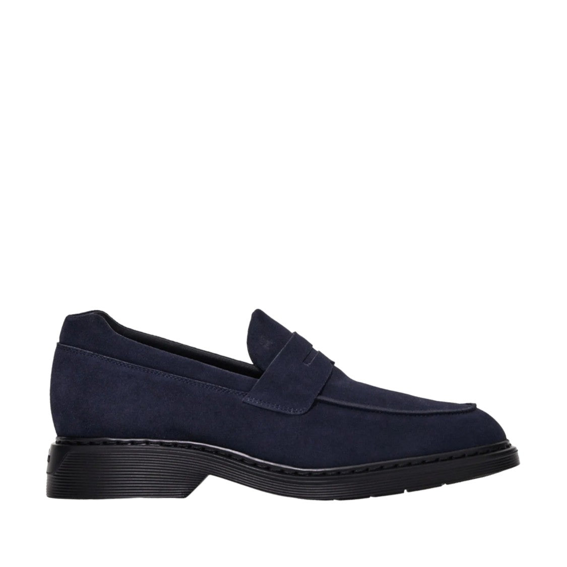 Hogan Deep Navy Suede Loafers