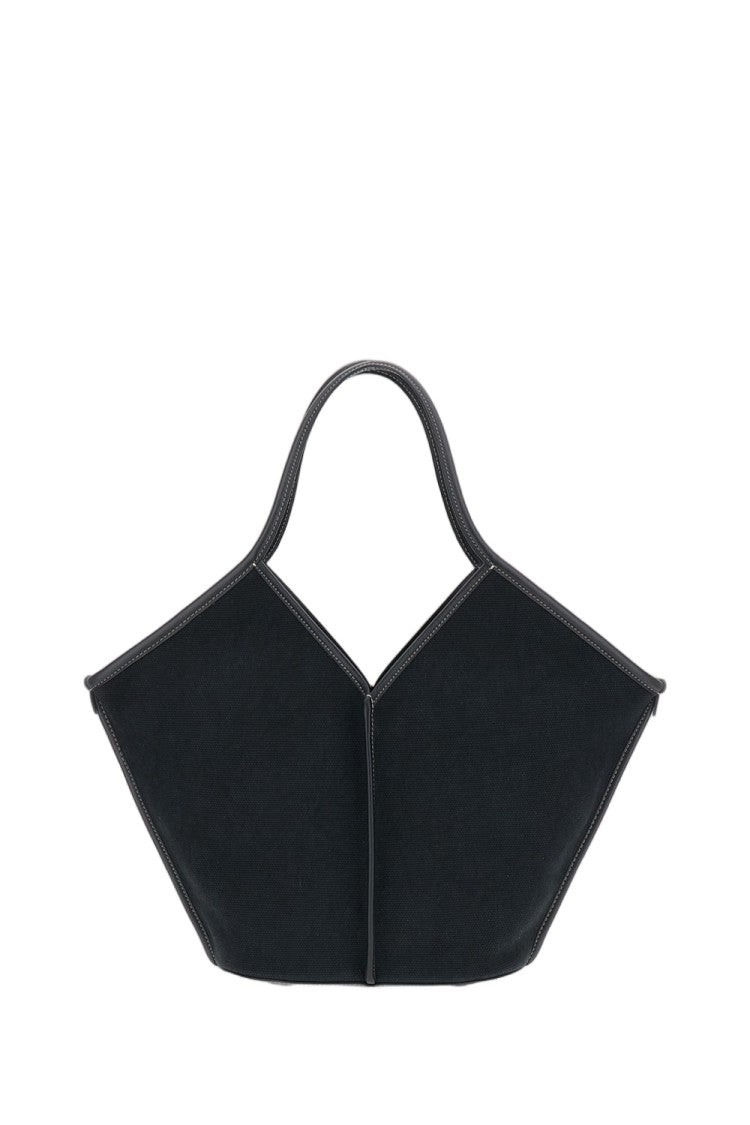 Hereu Black Cotton Tote Bag