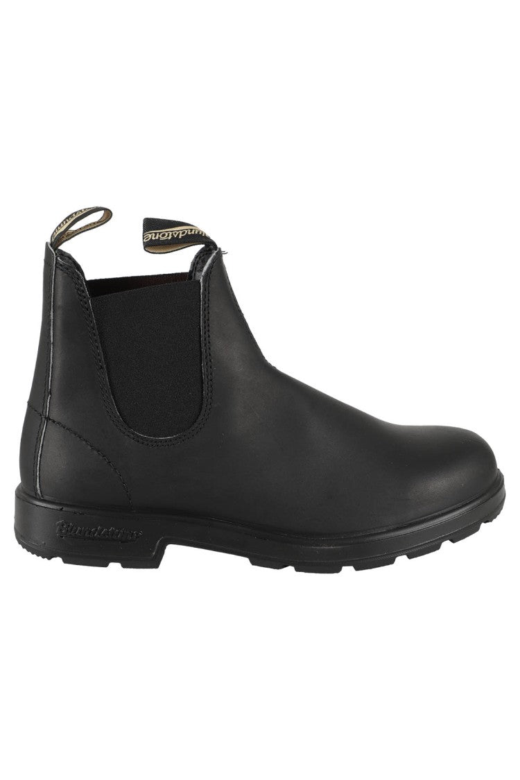 Blundstone Black Leather Boot With Elastic Side Panels