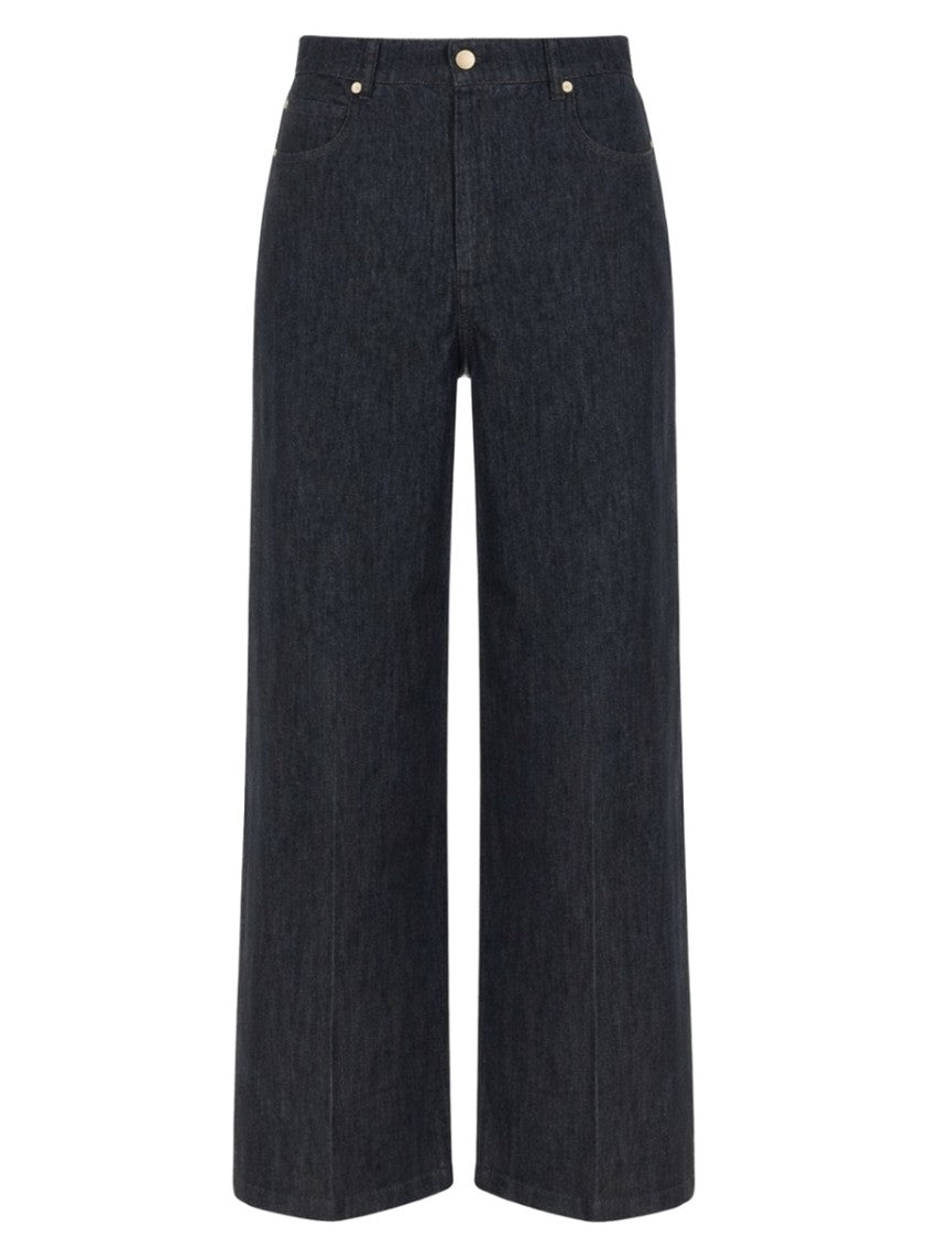 Max Mara Lavinia Straight-Leg Cropped Denim Jeans