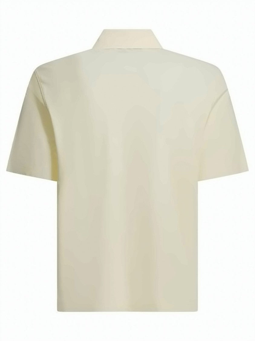 Ami Paris Short-Sleeved Polo Shirt With Classic Collar