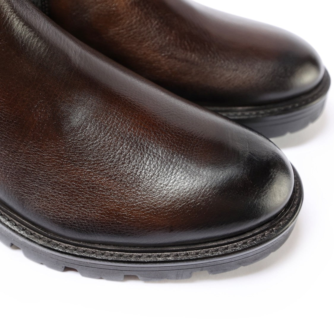 Ton Gout Buffalo Leather Beatles Opera Ankle Boots