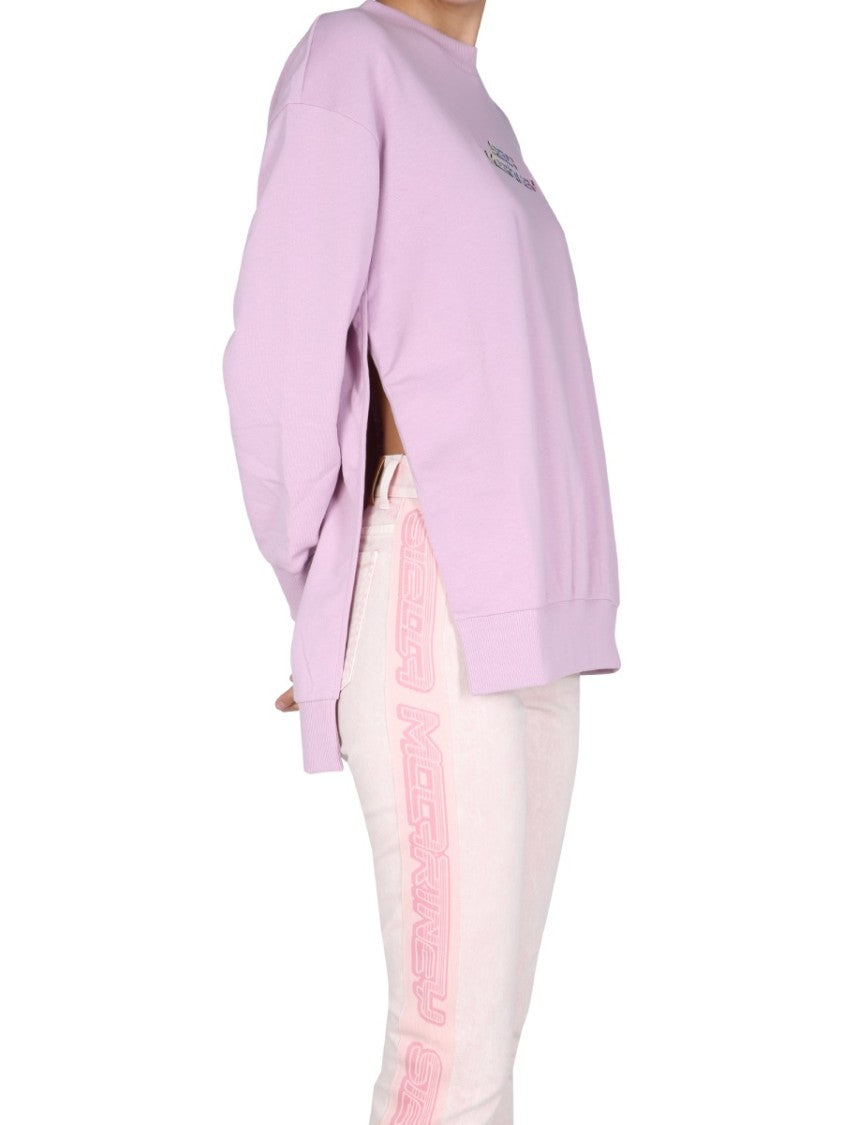 Stella Mccartney Soft Lilac Crew Neck Sweatshirt