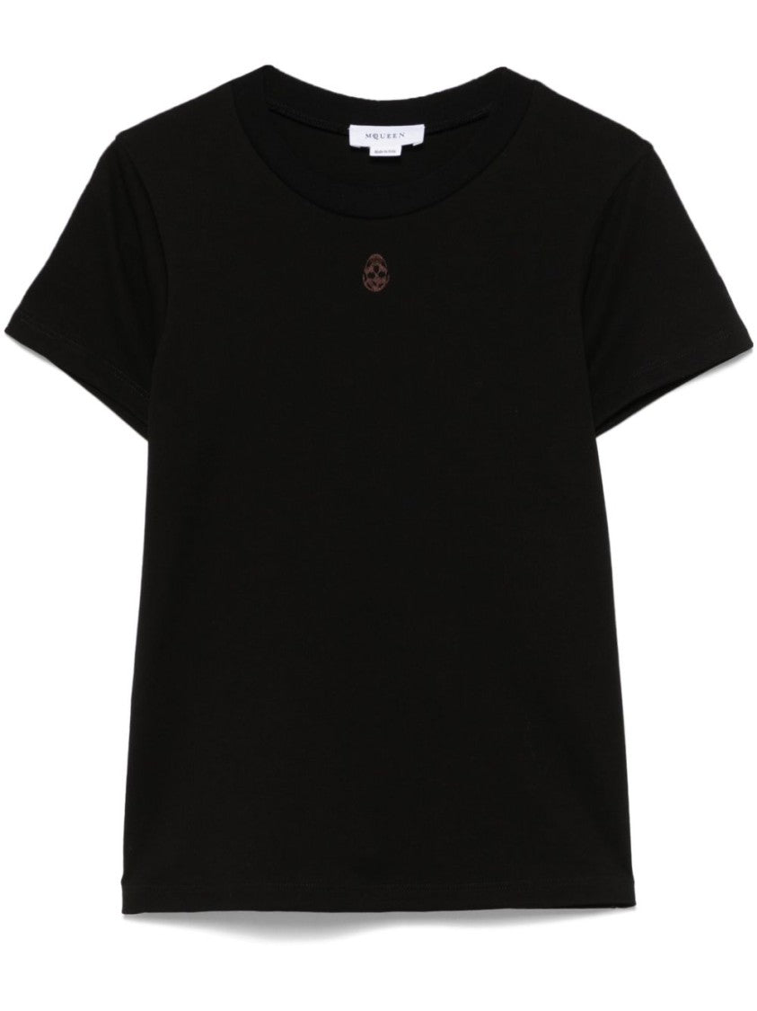 Alexander Mcqueen Black Short Sleeve T-Shirt