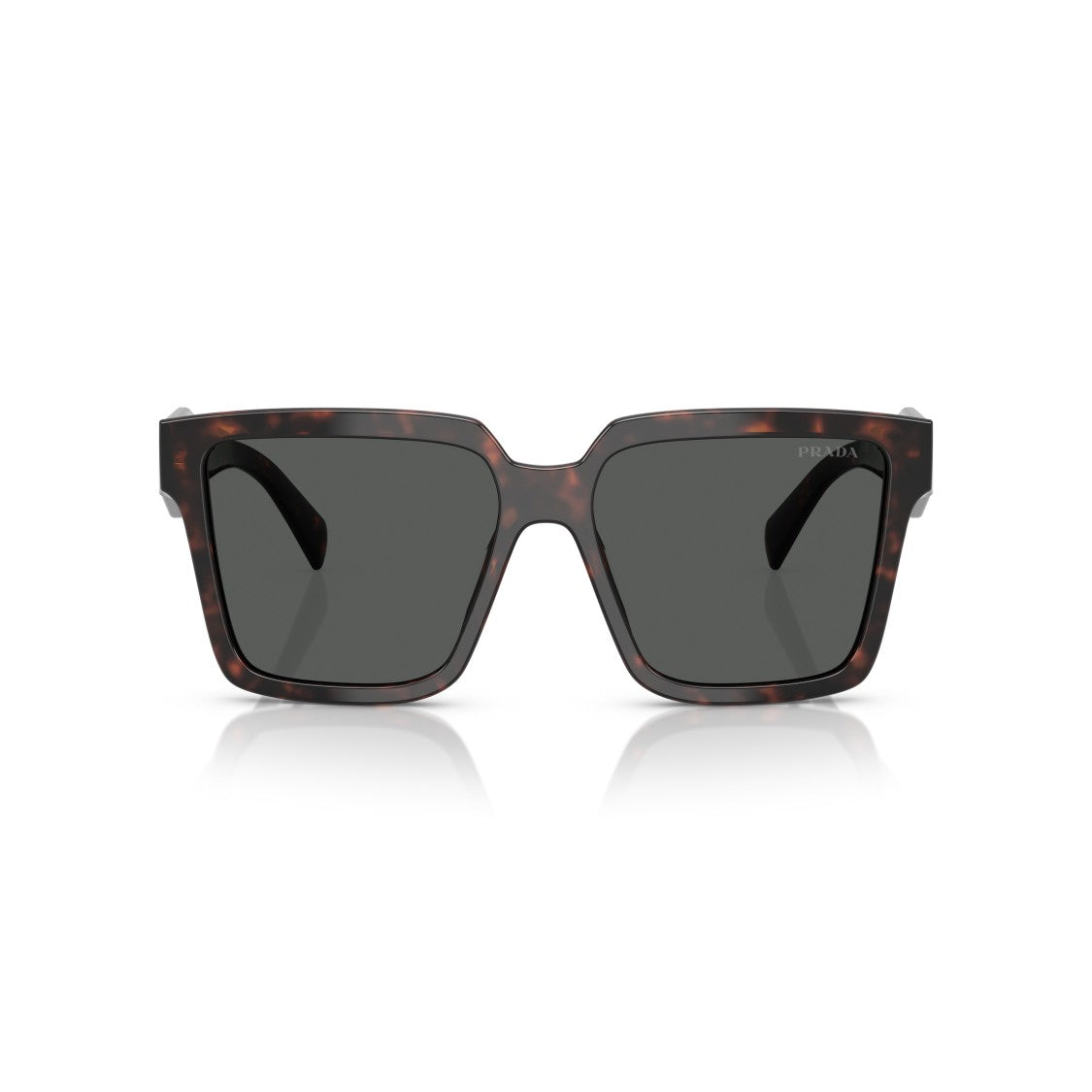 Prada 0Pr 24Zs Oversized Square Frame Tortoiseshell Sunglasses