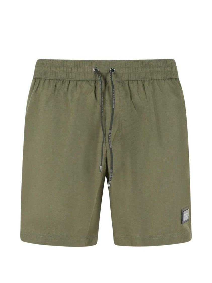 Dolce & Gabbana Green Men's Swim Shorts