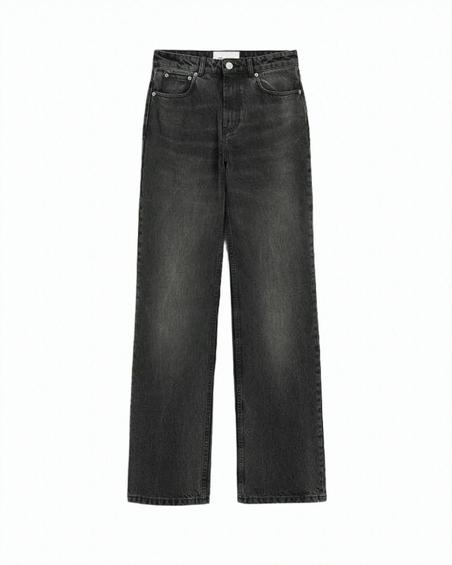 Ami Paris Relaxed Wide-Leg Cotton Jeans
