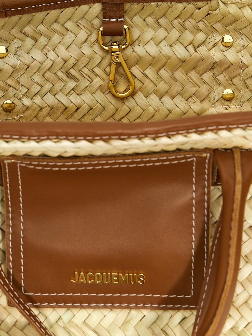 Jacquemus 'Le Panier Soli' Straw Shopping Bag