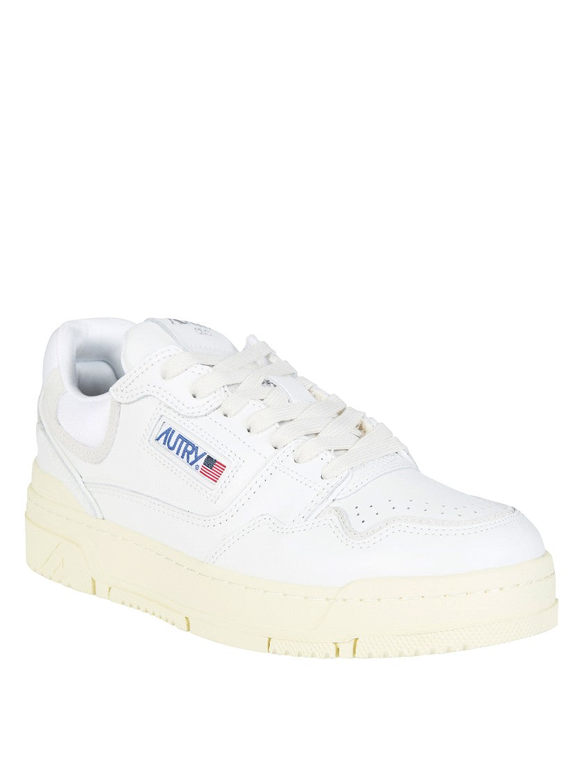 Autry White Cic Low Layered Panels Sneakers