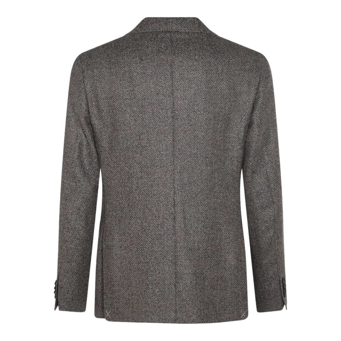 Canali Tailored Grey Jacket With Notch Lapels