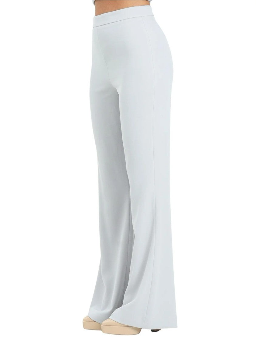 Alma Sanchez High-Waisted Wide-Leg Trousers With Stretch Fabric