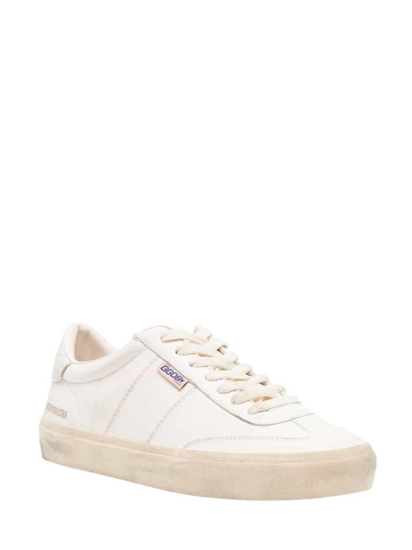 Golden Goose White Leather Soul Star Sneakers