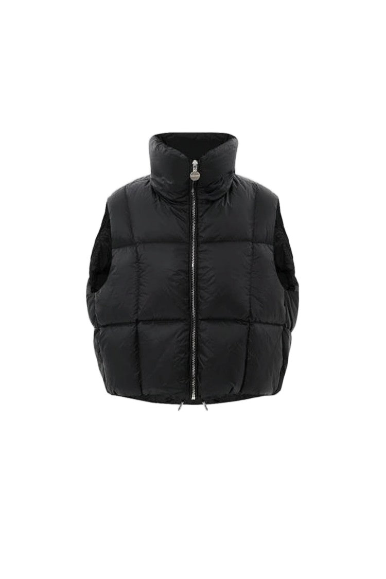 Ienki Ienki Puffy Vest With High Collar And Front Zipper