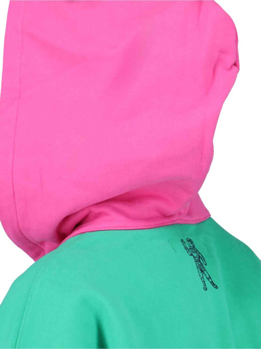 Billionaire Boys Club Logo Hoodie – Green/Pink