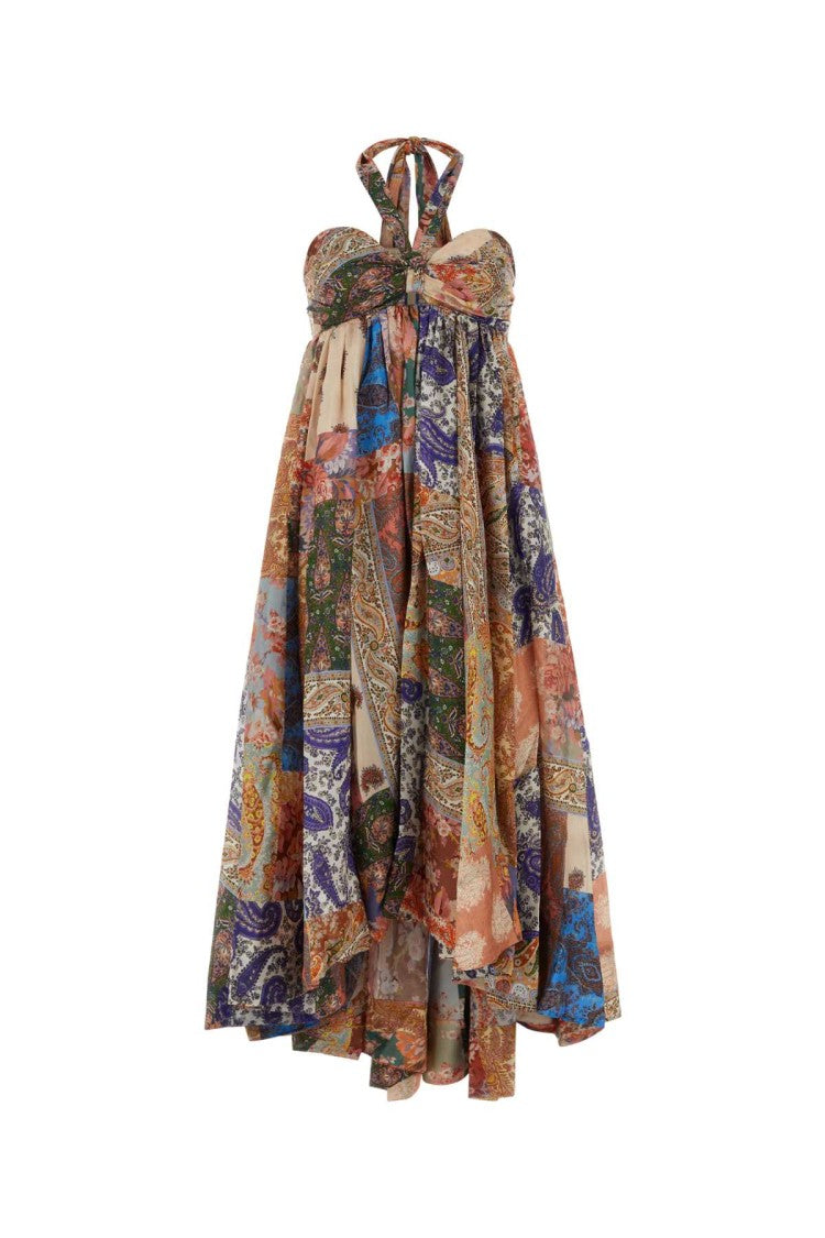Zimmermann Printed Silk Dress