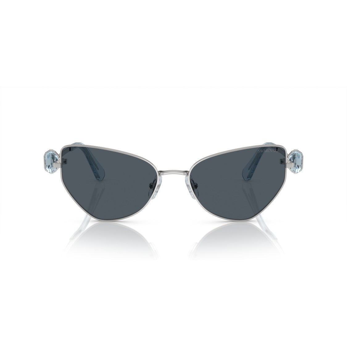 Swarovski 0Sk7003 Angular Cat-Eye Sunglasses With Crystal Embellishments