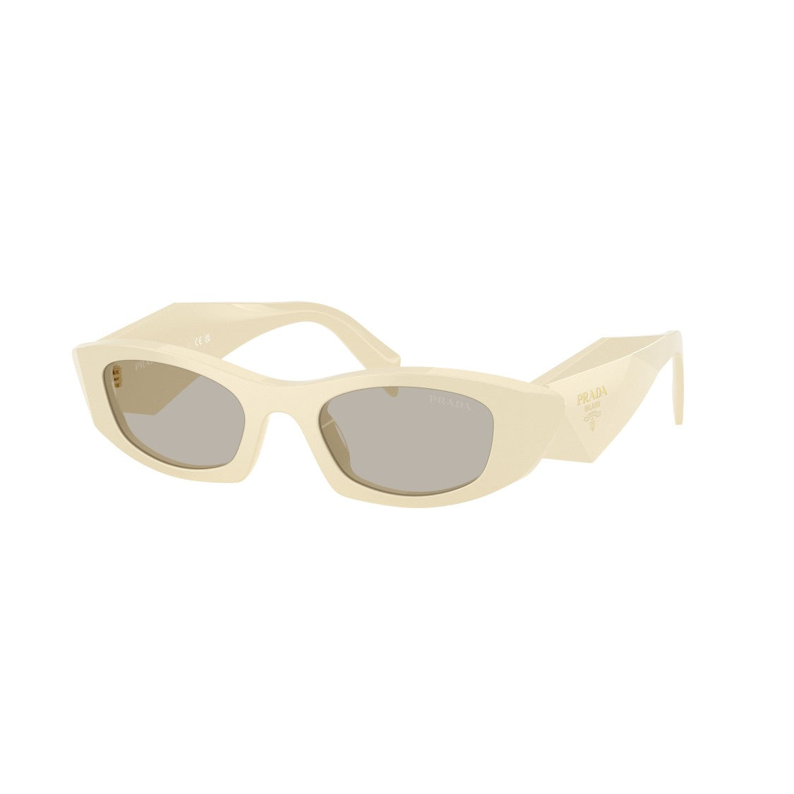 Prada 0Pr B16s Angular Cat-Eye Sunglasses