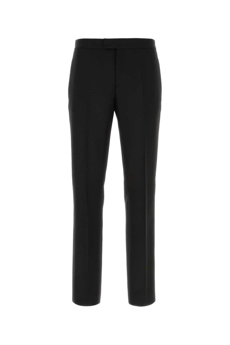 Versace Black Wool Blend Pant