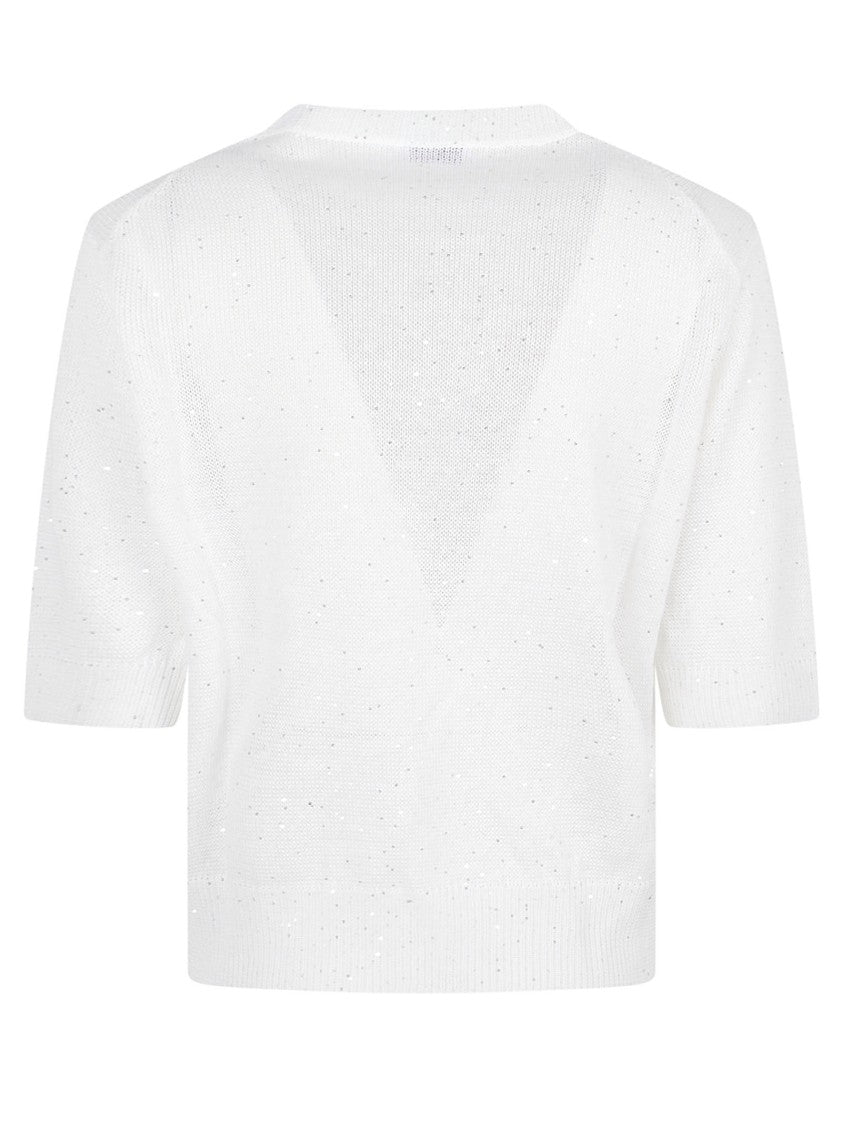 Brunello Cucinelli Cropped Knit Top