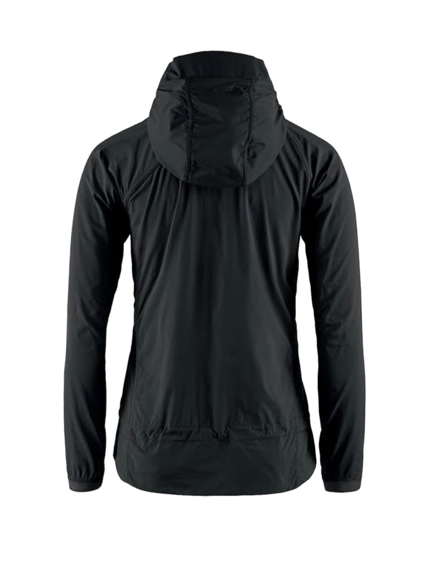 Klattermusen Sleek Fitted Black Jacket With Hood