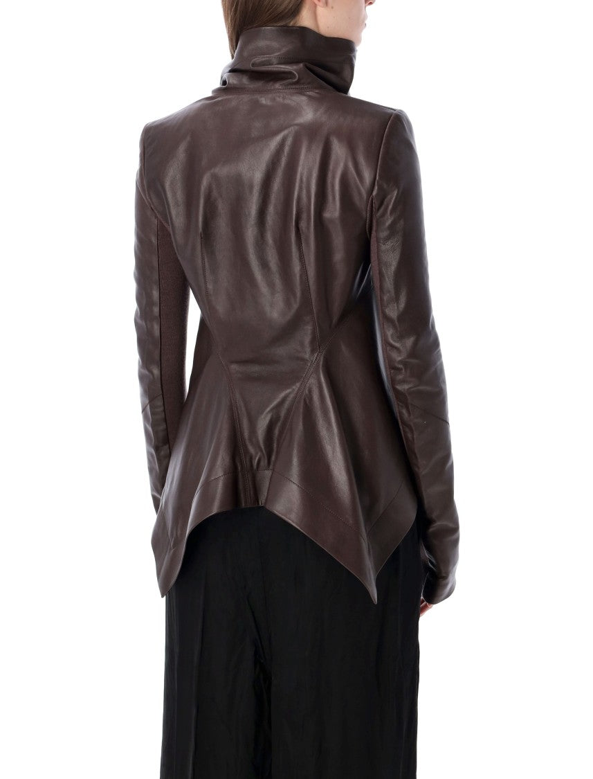 Rick Owens Naska Leather Biker Jacket