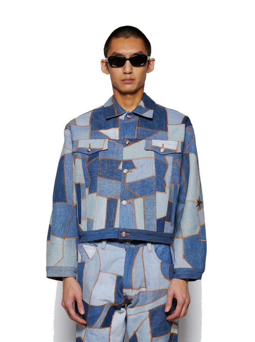 Earthling Vip Body Shop Denim Jacket Blue