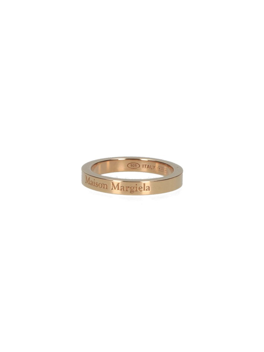 Maison Margiela Circular Gold-Plated Sterling Silver Ring
