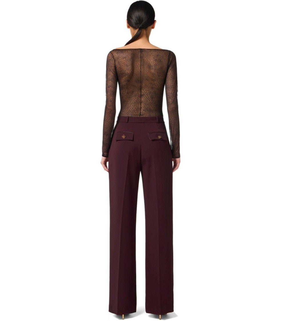 Elisabetta Franchi Merlot Pants