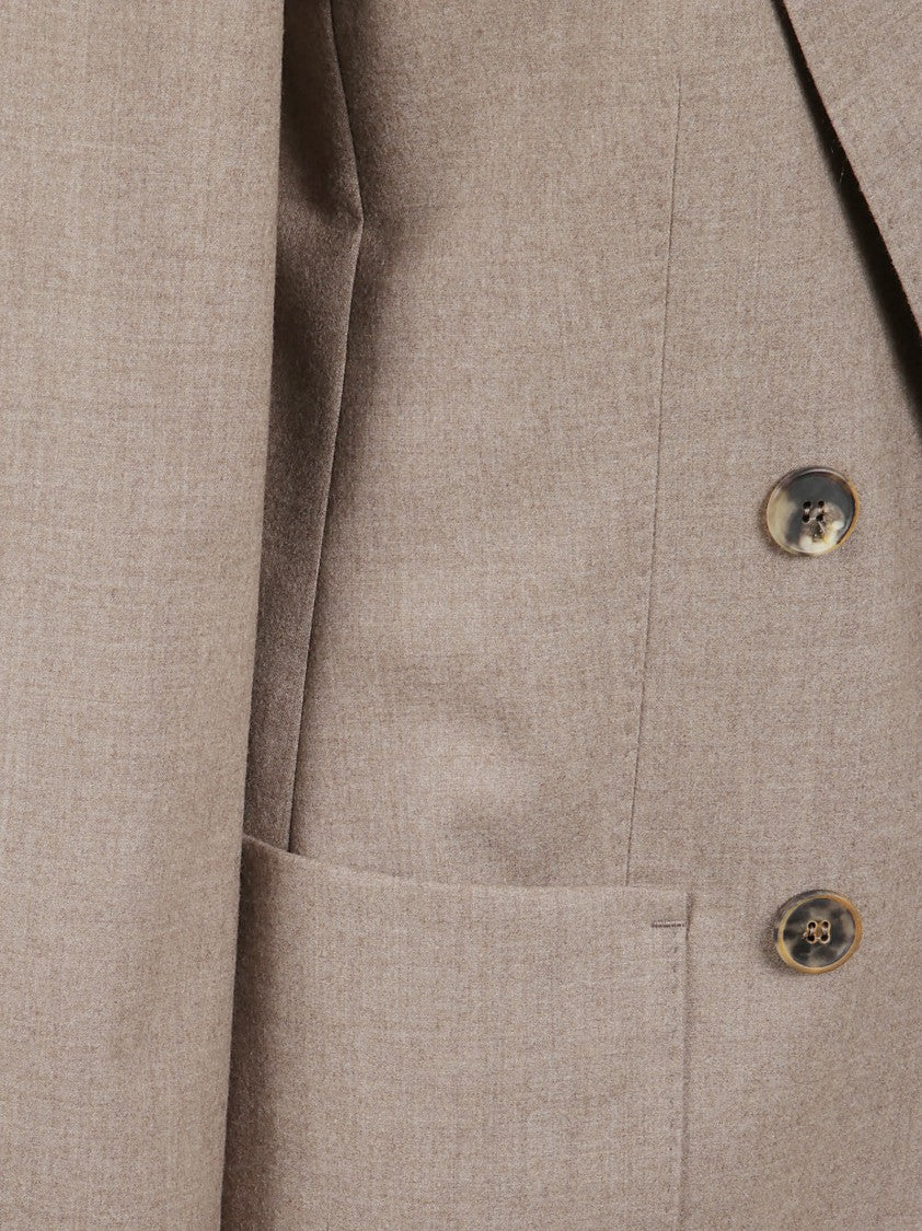 Max Mara Tailored Double-Breasted Blazer With Structured Silhouette