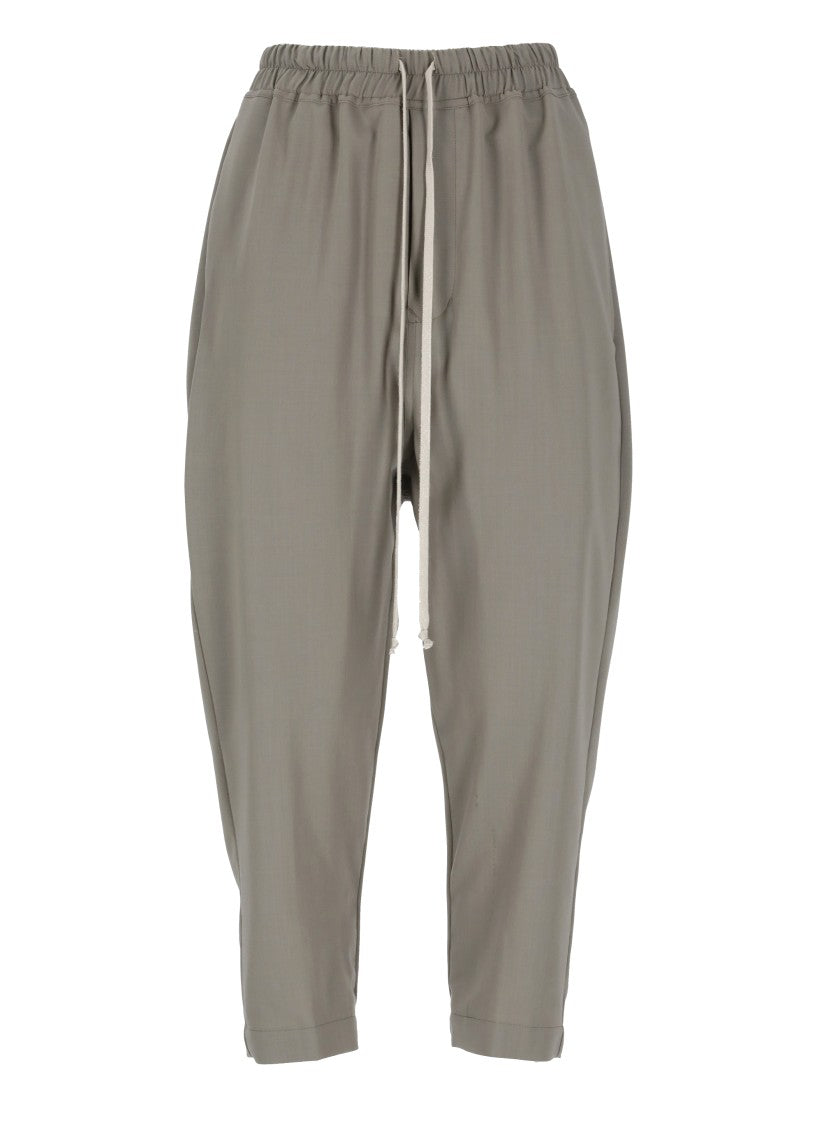 Rick Owens Green Wool Pants