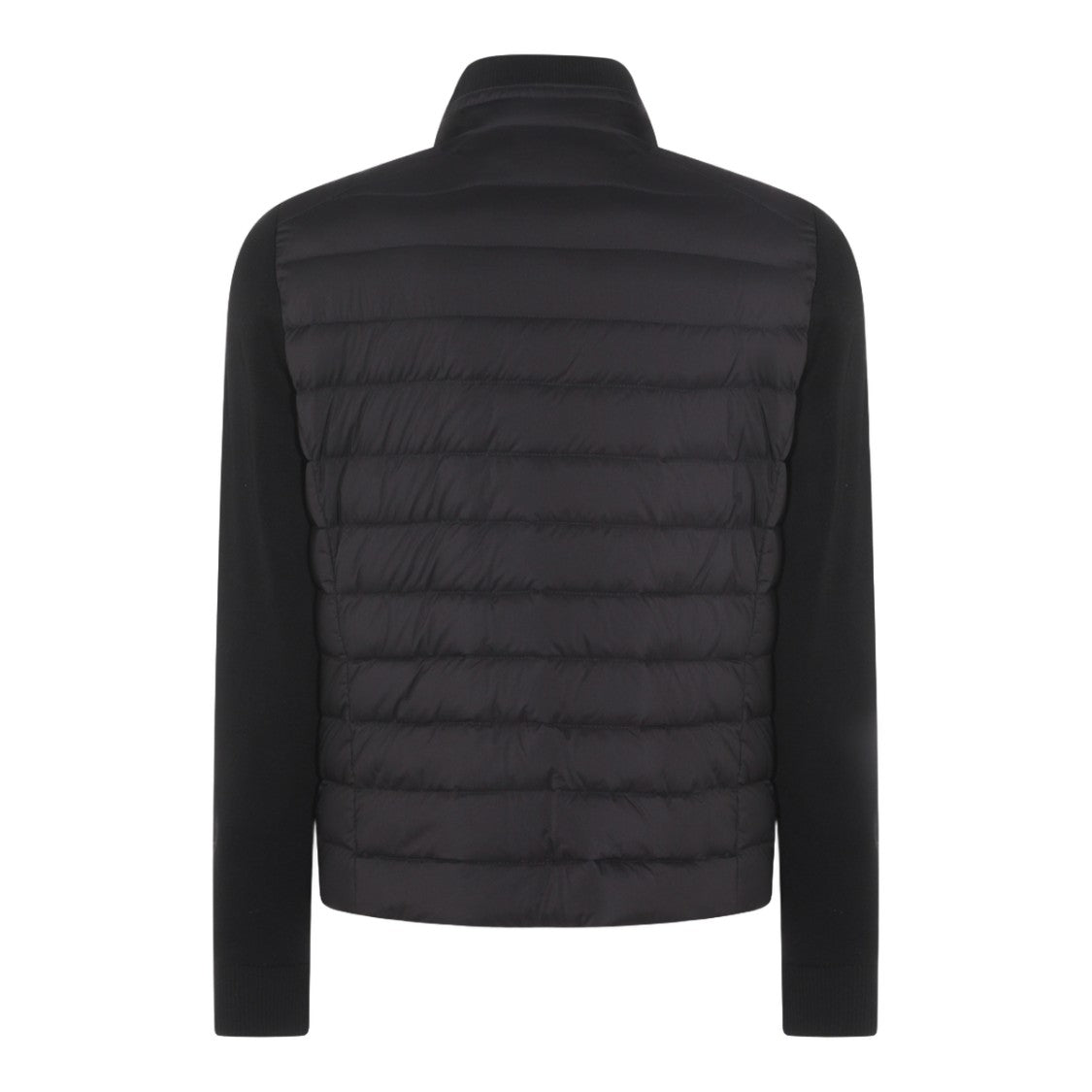 Moorer Tailored Black Coat With Structured Silhouette