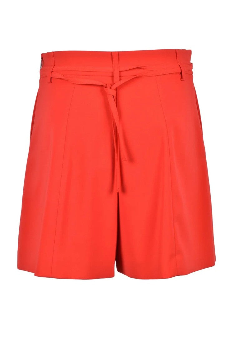 Patrizia Pepe High-Waisted Shorts - Red