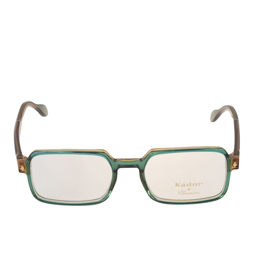 Kador Kolette/N Translucent Green Gradient Eyeglasses With Gold Accents