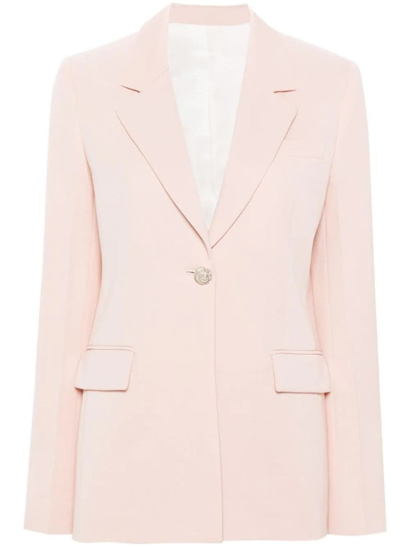 Lanvin Pink Sartoriale Single-Breasted Wool Jacket